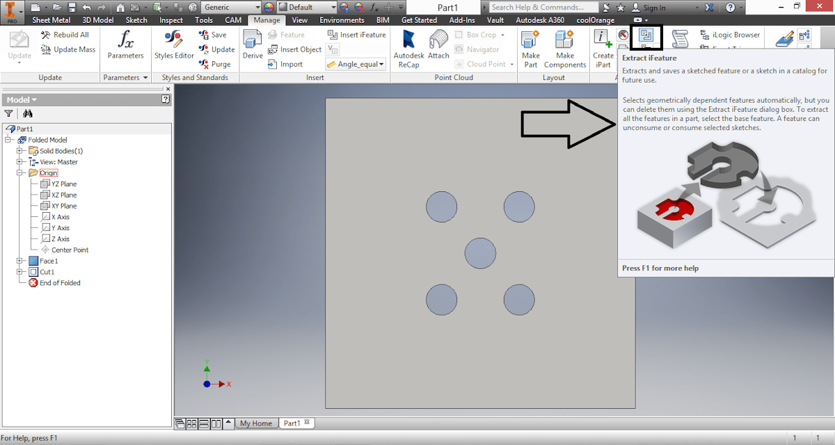 autodesk inventor punch tool louver